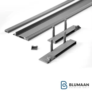 لوازم اینر ریل اسلیم با فرانت آلومینیوم - فانتونی - نمای دوم