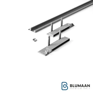 لوازم اینر ریل اسلیم با براکت شیشه جلو - فانتونی - نمای دوم