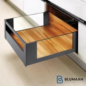 ریل بدنه دار اسلیم شیشه اینر با فرانت آلومینیوم - فانتونی - نمای دوم