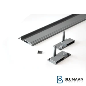 لوازم اینر ریل اسلیم شیشه با فرانت آلومینیوم فانتونی - بلومان