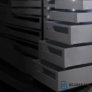 سوپر لردر لولایی فانتونی با طراحی اسلیم و فرانت آلومینیوم، یک راه‌حل ایده‌آل برای ذخیره‌سازی بهینه در آشپزخانه و کمد.