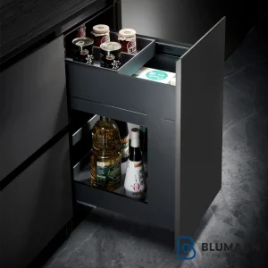 سوپر مواد غذایی زیر صفحه اسلیم ریل از کف فانتونی، محصولی باکیفیت و کاربردی برای نظم‌دهی به آشپزخانه شما.