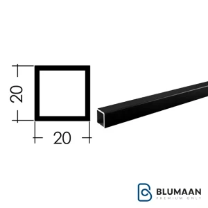 تصویر پروفیل شلف استار I230 فانتونی با رنگ مشکی مات که در یک فضای مدرن نصب شده است.