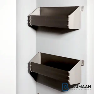 عکس باکس آویز پشت درب کمد J720 - فانتونی با رنگ موکا، مناسب برای سازماندهی و نظم دهی به کمد لباس.