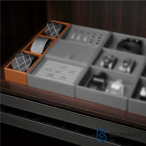 باکس چرمی ترکیبی جای کروات فرنچ استایل - فانتونی - نمای دوم