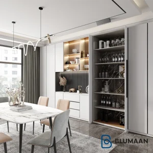 مکانیزم درب لولایی پاکت در فانتونی - راه حلی مدرن و کاربردی برای کمد شما