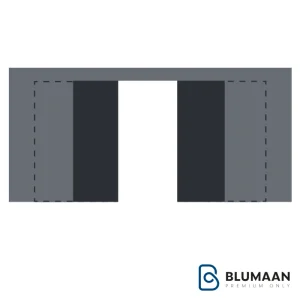 مکانیزم روف هنگ دو درب چوبی فانتونی با طراحی مدرن و عملکرد سینکرونایز.