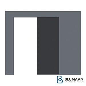 مکانیزم این لاین تک درب چوبی ساختمانی (طول 2400mm | عرض هر درب حداکثر 1200mm) - فانتونی - نمای دوم