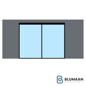 مکانیزم روف هنگ پروفیل آلومینیومی لینکیج متقارن سینکرونایز فانتونی - انتخابی ایده‌آل برای درب‌های مدرن و باکیفیت.