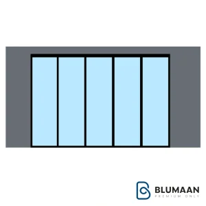 مکانیزم روف هنگ پروفیل آلومینیومی فانتونی با طراحی مدرن و عملکرد سینکرونایز، مناسب برای انواع درب‌های ساختمانی.