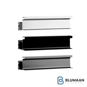 دستگیره پروفیلی U فرم فانتونی با رنگ‌های سفید، مشکی و نوک مدادی، مناسب برای انواع کمد و کابینت.