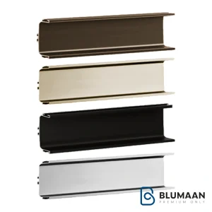 دستگیره پروفیلی U فرم زمینی سرامیکی نانو ضدخش فانتونی با طراحی مدرن و رنگ‌بندی متنوع.