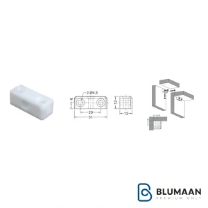 گونیای تخت فانتونی M150 J4 سفید - ابزار دقیق اندازه‌گیری