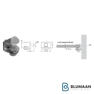 خار طبقه شیشه مدل M323 G4 فانتونی - طراحی زیبا و کاربردی برای دکوراسیون منزل و محیط کار.