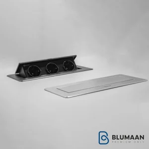 عکس پریز برق پاپ آپ فانتونی با طراحی مدرن و دکمه تاچ مکانیکی.