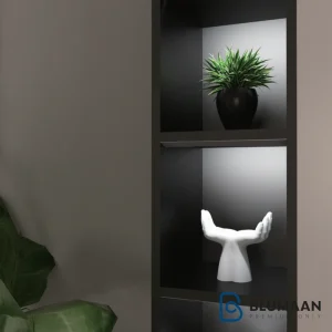 چراغ LED دکوراتیو مثلثی کُنیک فانتونی با طراحی مدرن و نورپردازی زیبا.