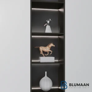 10 چراغ LED انتهای شلف چوبی فانتونی، یک راه‌حل نورپردازی شیک برای شلف‌های چوبی.