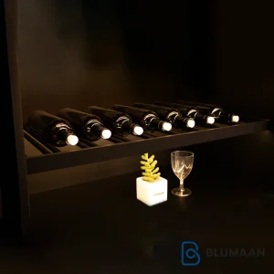 چراغ LED شلف آلومینیومی نگهدارنده بطری فانتونی، نورپردازی شیک و مدرن برای انواع فضاها