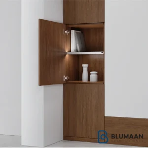 چراغ LED دو طرفه جهت جلوی شلف فانتونی با نور گرم و طراحی مدرن، مناسب برای نورپردازی انواع شلف و قفسه.