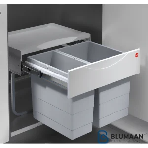 سطل زباله توکار هایلو رامسپار تاندم اس Q150 فانتونی - انتخابی ایده‌آل برای آشپزخانه‌های مدرن و مرتب.