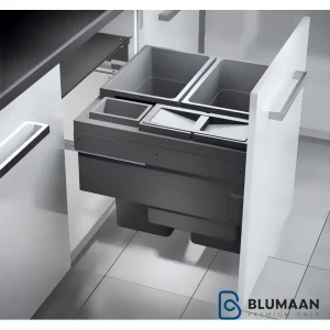 سطل چند منظوره توکار Hailo Eurocargo Q260 فانتونی با طراحی مدرن و کارآمد برای آشپزخانه شما.