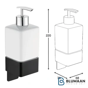 هولدر جای مایع شستشو پیچی سرامیکی فانتونی، محصولی با طراحی زیبا و کیفیت بالا برای استفاده در منزل و محیطهای اداری.