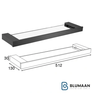شلف حمام یک طبقه ترکیبی پیچی S065 فانتونی - بلومان