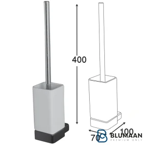 هولدر برس توالت پیچی S067 فانتونی مشکی مات، با طراحی مدرن و کیفیت ساخت بالا.