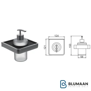 هولدر جای مایع شستشو پیچی S070 فانتونی با طراحی شیک و رنگ نوک مدادی