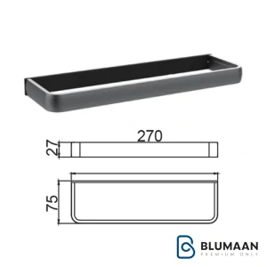 هولدر حوله دست رینگ بسته پیچی S074 فانتونی با رنگ نوک مدادی و طراحی مدرن برای سرویس بهداشتی شما.