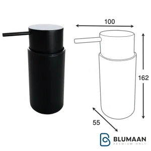 جای مایع گرد روی صفحه S201 فانتونی مشکی مات، محصولی شیک و کاربردی برای نظم دادن به میز کار و آرایش.