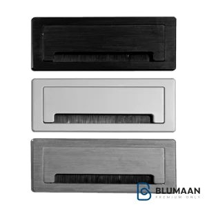 قاب داکت لولایی آلومینیومی رومیزی با درب آرامبند - فانتونی - نمای دوم