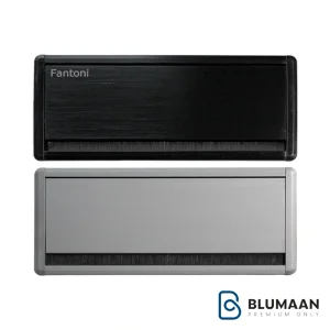 قاب داکت لولایی آلومینیومی رومیزی فانتونی برای مدیریت کابل ها و سیم های رومیزی.