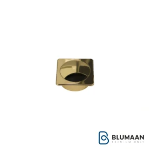 عکس باکیفیت قاب داکت مربع رومیزی فانتونی با رنگ گلد آنودایز برای نظم بخشیدن به کابل ها