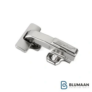 تصویر لولا صفر درجه آرام بند پایه ثابت 4002 ملونی، مناسب برای نصب درب کابینت و کمد.