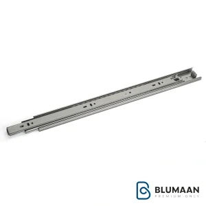 ریل ساچمه‌ای 3 تکه ساده ملونی با کیفیت بالا و حرکت روان برای انواع کشوها و کابینت‌ها.