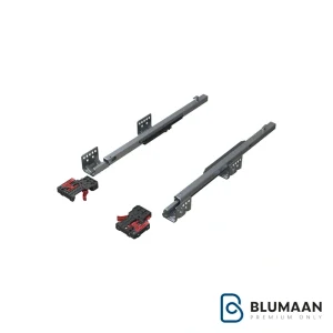 ریل تاندم فول 2 مرحله‌ای ملونی با تحمل وزن 20 کیلوگرم و عمق‌های 400 و 450 میلی‌متر.