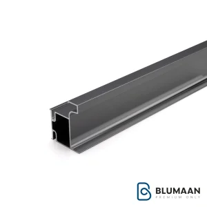 دستگیره شاخهای مخفی کمدی مدل L یک طرفه 7063 - ملونی - نمای دوم