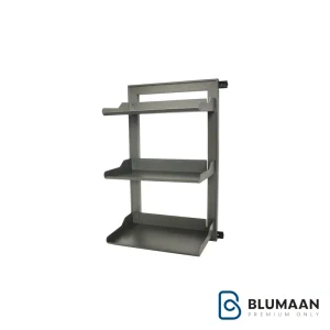 جای البسه و کفش ریل از پهلو ملونی، محصولی با کیفیت برای نظم‌دهی به البسه و کفش‌ها در کمد و فضاهای دیگر.