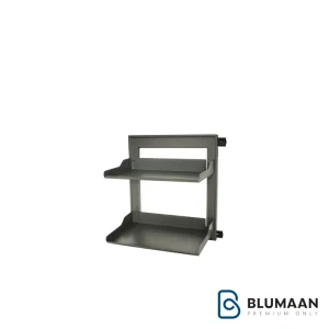 جای البسه و کفش ریل از پهلو - ملونی - نمای دوم