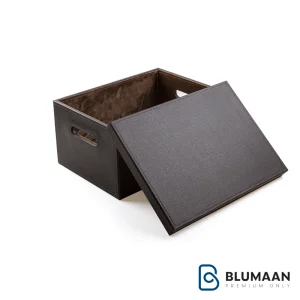 باکس چرمی داخل کمد لباس با پوشش داخلی مخمل - ملونی - نمای دوم