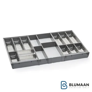 جای قاشق چنگال استیل 9016 ملونی برای نظم دادن به قاشق و چنگال در کشو.