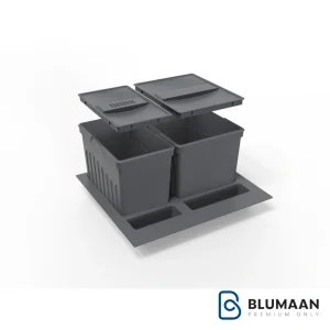 سطل 2 مخزنه چند منظوره داخل کشو 9036 ملونی، یک راه حل عالی برای تفکیک زباله و نظم بخشیدن به آشپزخانه شما.