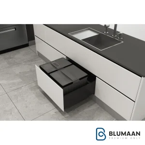 سطل 2 مخزنه چند منظوره داخل کشو 9036 - ملونی - نمای دوم