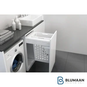 سبد البسه چرک ریلی آرام‌بند 9150 ملونی با طراحی شیک و ریل آرام‌بند برای نظم‌دهی به لباس‌های چرک.