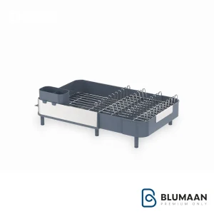 آبچکان استیل قابل رگلاژ ملونی 9172 با طراحی مدرن و رنگ طوسی، مناسب برای انواع سینک‌ها.