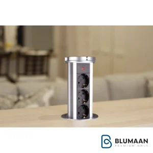 پریز توکار الکترا 10018 - ملونی - نمای دوم