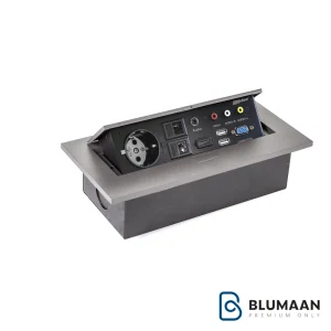 پریز توکار مستطیل 10024 - ملونی - نمای دوم