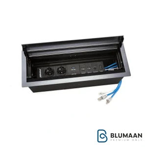 پریز توکار دوطرفه ملونی 10062 با طراحی مدرن و امکانات کامل برای منزل و اداره.