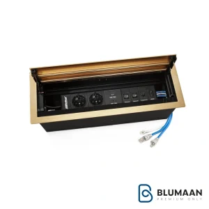 پریز توکار دوطرفه 10062 - ملونی - نمای دوم